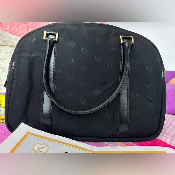 Authentic Vintage Christian Dior Canvas Bag - Picture 5 of 10